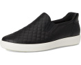 Мокасины ECCO Soft 7 Quilted Easy Slip-On с эластичной застежкой и стеганым верхом