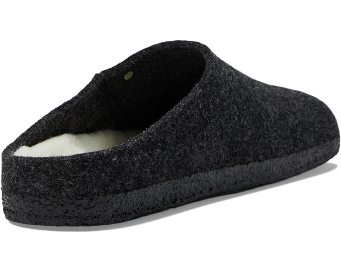 Тапочки Birkenstock Zermatt Shearling из овчины с пробковой стелькой