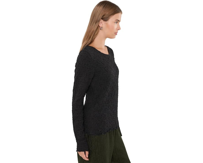 Топ Bubble Jacquard с круглым вырезом от Eileen Fisher