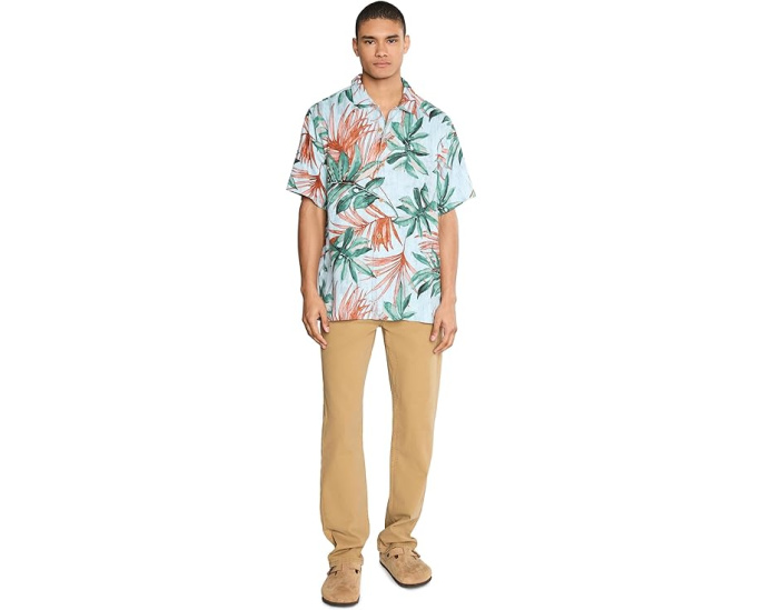 Рубашка Tommy Bahama Tidal Fronds из 100% шелка с жаккардовым узором