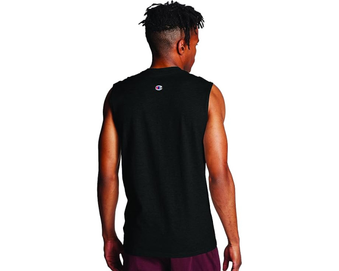 Champion Classic Jersey Muscle Tee майка-борцовка из кольцевого прядения хлопка с логотипом C