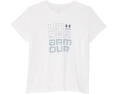 Футболка Under Armour Tech Split Wordmark с коротким рукавом для детей