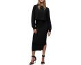Платье AllSaints Margot Crew с длинным рукавом и разрезом