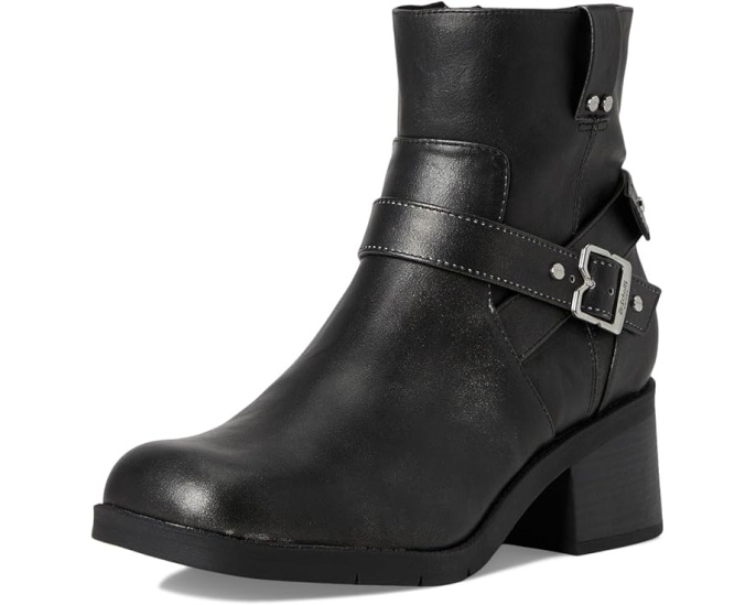 Ботильоны Janis Rugged Short Boots от Dr. Scholl's в стиле мотто с пряжкой