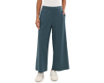 Широкие брюки с манжетами из легкого полотна Ponte Eileen Fisher