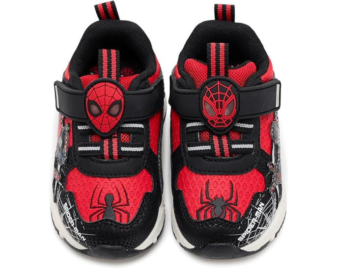 Кроссовки светящиеся Spiderman для малышей с сетчатым верхом Ground Up