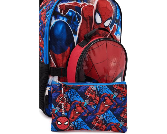 Рюкзак с ланч-боксом 5 в 1 40 см для мальчика BIOWORLD Kids Spider-Man