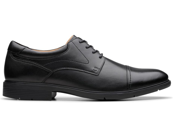 Оксфорды Clarks Eldredge Cap с мыском и резиновой подошвой