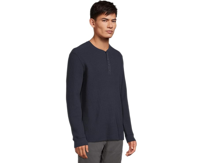 Smartwool мужская фланелевая рубашка Waffle Henley из мериносовой шерсти