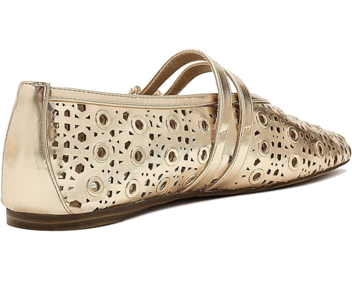 Балетки Steve Madden Lydia-P с тиснением золотой перфорацией