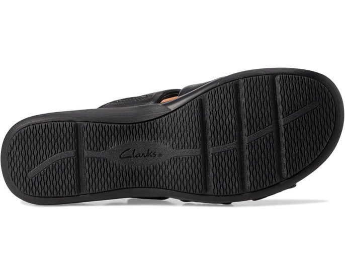 Сандалии Clarks Kitly Slide с лазерной резьбой и регулируемым ремешком