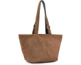 Сумка AllSaints Alba Suede Zip Tote из замши с молнией