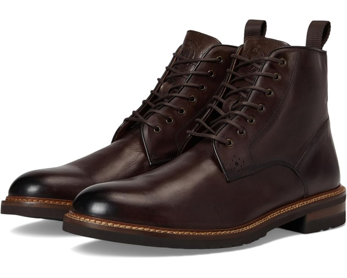 Ботинки Johnston & Murphy Collection Hartford Plain Toe из итальянской кожи с подошвой Vibram