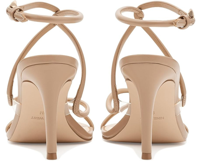 Босоножки Nine West Emerila на высоком каблуке-шпильке с асимметричными ремешками