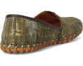 Слипоны Spring Step Kathaleta-spice из кожи с крокодиловым тиснением