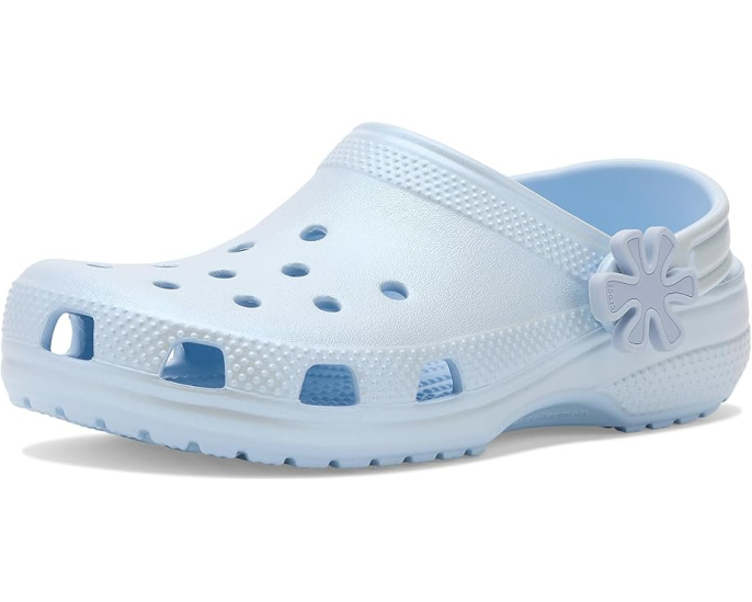 Кроксы Crocs Kids Classic Pearl Shine Clogs с материалом Croslite