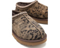 Домашние тапочки UGG Tasman с леопардовым принтом и мехом