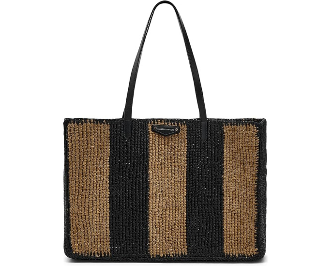 Вместительная сумка-тоут Large Tote с полосатым дизайном от Rebecca Minkoff