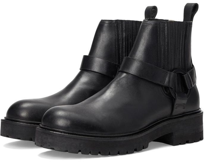 Ботинки AllSaints Hank в стиле байкер с ремешками и массивной подошвой
