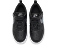 Кроссовки Nike Court Borough Low Fade для детей Black и Illusion Green