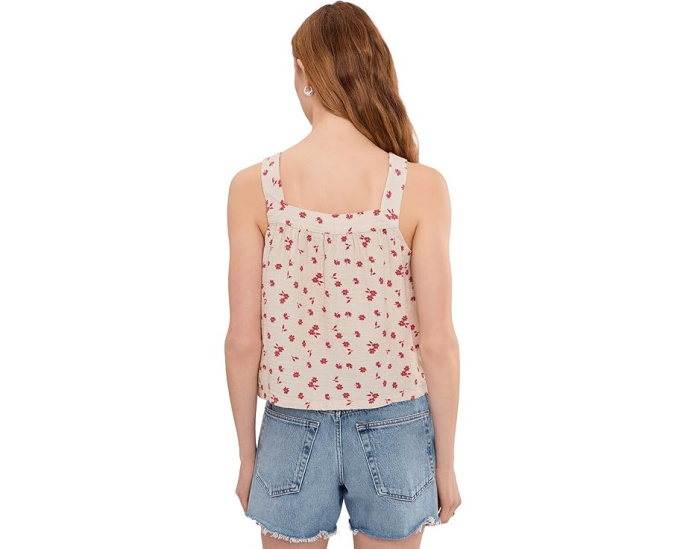 Топ Tate Double Weave Tank из конопли и органического хлопка с квадратным вырезом Toad&Co
