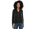 Блуза Serena Satin Button Down из атласа Splendid черного цвета