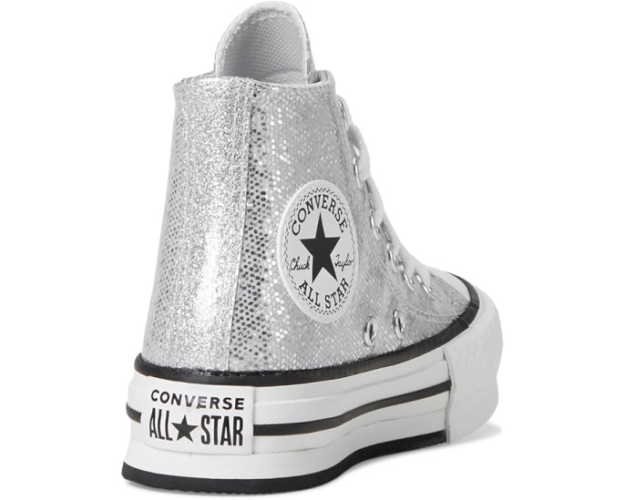 Converse Kids кроссовки Chuck Taylor All Star Lift Disco с блестками на платформе