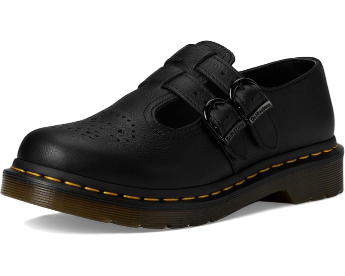Туфли Dr. Martens 8065 Mary Jane с перфорацией и двумя ремешками