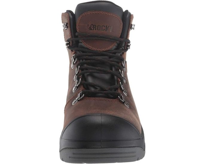 Rocky 5 Work Smart Comp Toe сапоги из коричневой кожи с композитным носком