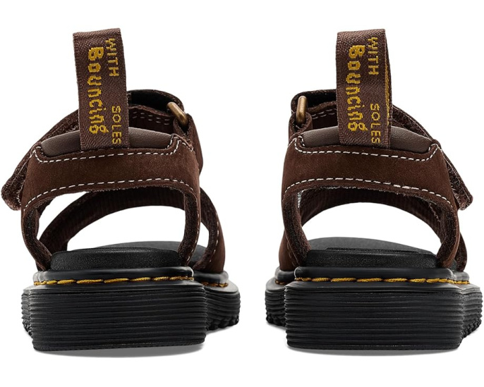 Сандалии Dr. Martens Marlowe Flower T для малышей с тиснением и пряжками