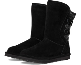 Зимние угги Bearpaw Jenni из замши с меховой отделкой и декоративной пряжкой