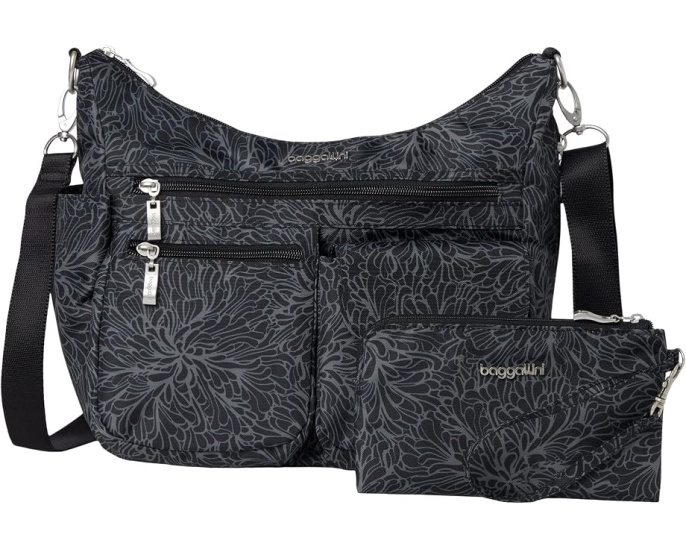 Сумка Baggallini Modern Everywhere Bag с защитой от RFID и держателем для бутылки