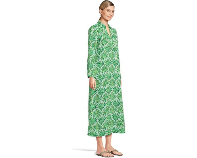 Платье Lilly Pulitzer Simona с воротником и рукавами 3/4