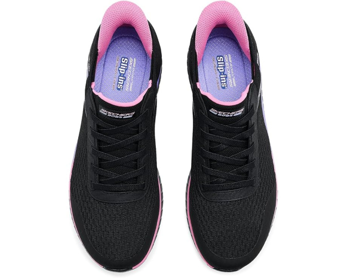 BOBS from SKECHERS кеды Squad Chaos с мятой и голубым градиентом