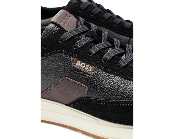 Кроссовки BOSS Vinston Low Profile Leather с круглым носком