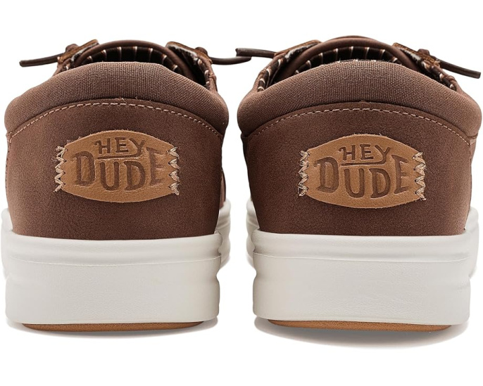 Hey Dude Kids Paul Pro Classic с гибким кожаным верхом и стелькой ЭВА