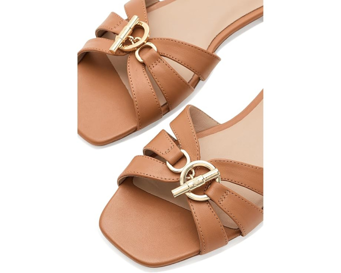 Босоножки Lauren Ralph Lauren Blaike из кожи наппа с многоремешковым верхом