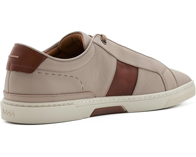Кроссовки BOSS Gary Two Tone Leather из кожи