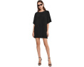 Платье-квадрат Norma Kamali Short Sleeve Boxy Mini Dress с коротким рукавом