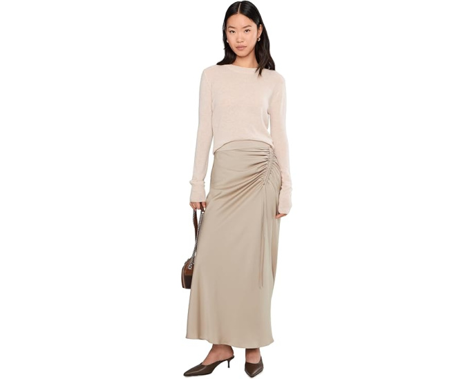 Юбка AllSaints Alexia макси с кулиской на бедрах