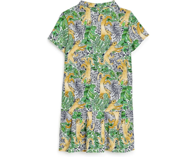 Платье Lilly Pulitzer Mini Cayo Costa с рукавами и защитой UPF 50+