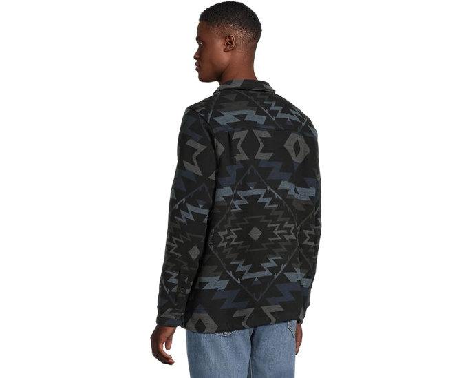Рубашка-жакет Santa Cruz Jacquard Long Sleeve с геометрическим узором от Hurley