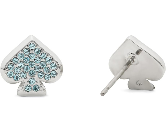 Серьги-гвоздики Kate Spade New York Everyday Spade Pave с инкрустацией