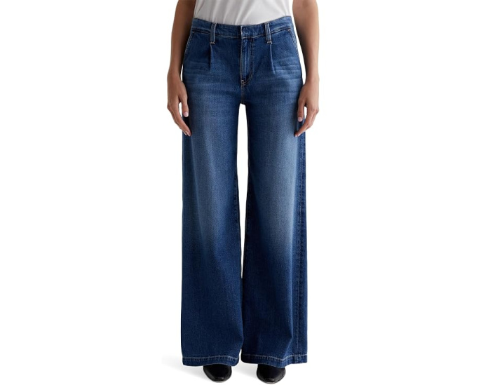 AG Jeans брюки палаццо Stella Wide Leg с защипами в стиле Прованс