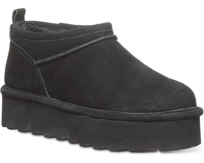 Сапоги Retro Super Shorty Bearpaw на платформе с овечьей шерстью