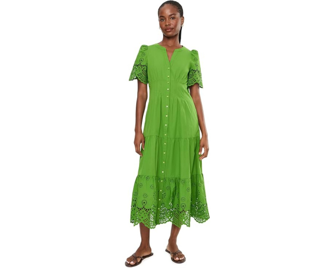 Платье Lilly Pulitzer Wayland миди с оборками