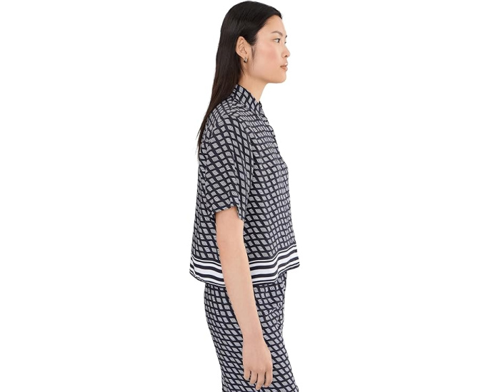 Рубашка Madewell Vivian с карманом из вискозного твила