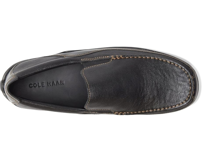 Мокасины Cole Haan Tucker Venetian из кожи с эластичными вставками