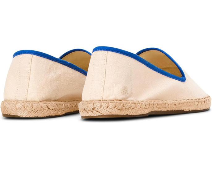 Эспадрильи Smoking Slipper от Soludos с миндалевидным носком и джутовой подошвой