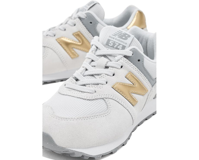Детские кроссовки New Balance 574 с верхом из замши и сетки